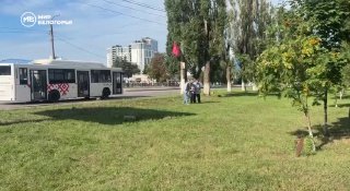 В Белгороде сняли эпизод взрыва автобуса для фильма